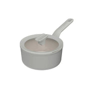 Pentolino con coperchio antiaderente balance moonmist grigio 18cm