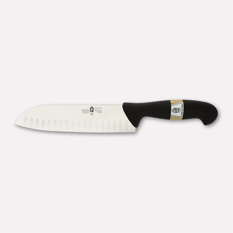 Coltello Santoku con manico in nylon, lama inox 18 cm