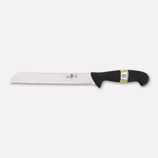 Coltello per pane con manico in nylon, lama inox 21 cm