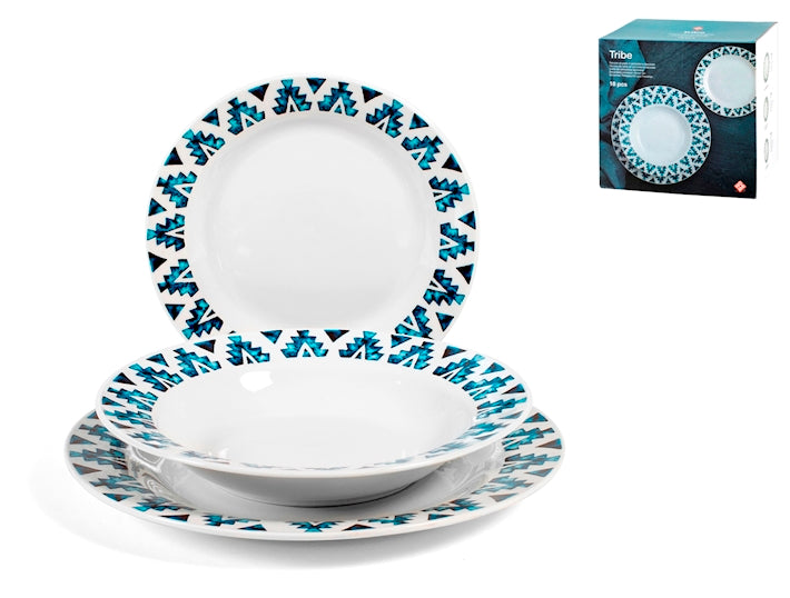 Servizio piatti 18 pz Tribe