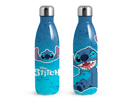 Bottiglia termica stitch naughty in acciaio decorata lt 0.5