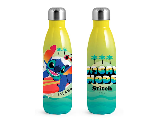Bottiglia termica stitch surf in acciaio decorata lt 0.5