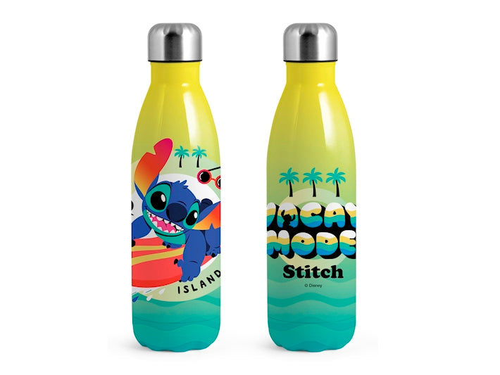 Bottiglia termica stitch surf in acciaio decorata lt 0.5