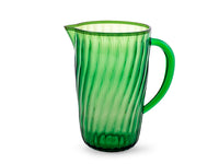 Brocca in acrilico verde con ring colore giallo lt 2,4