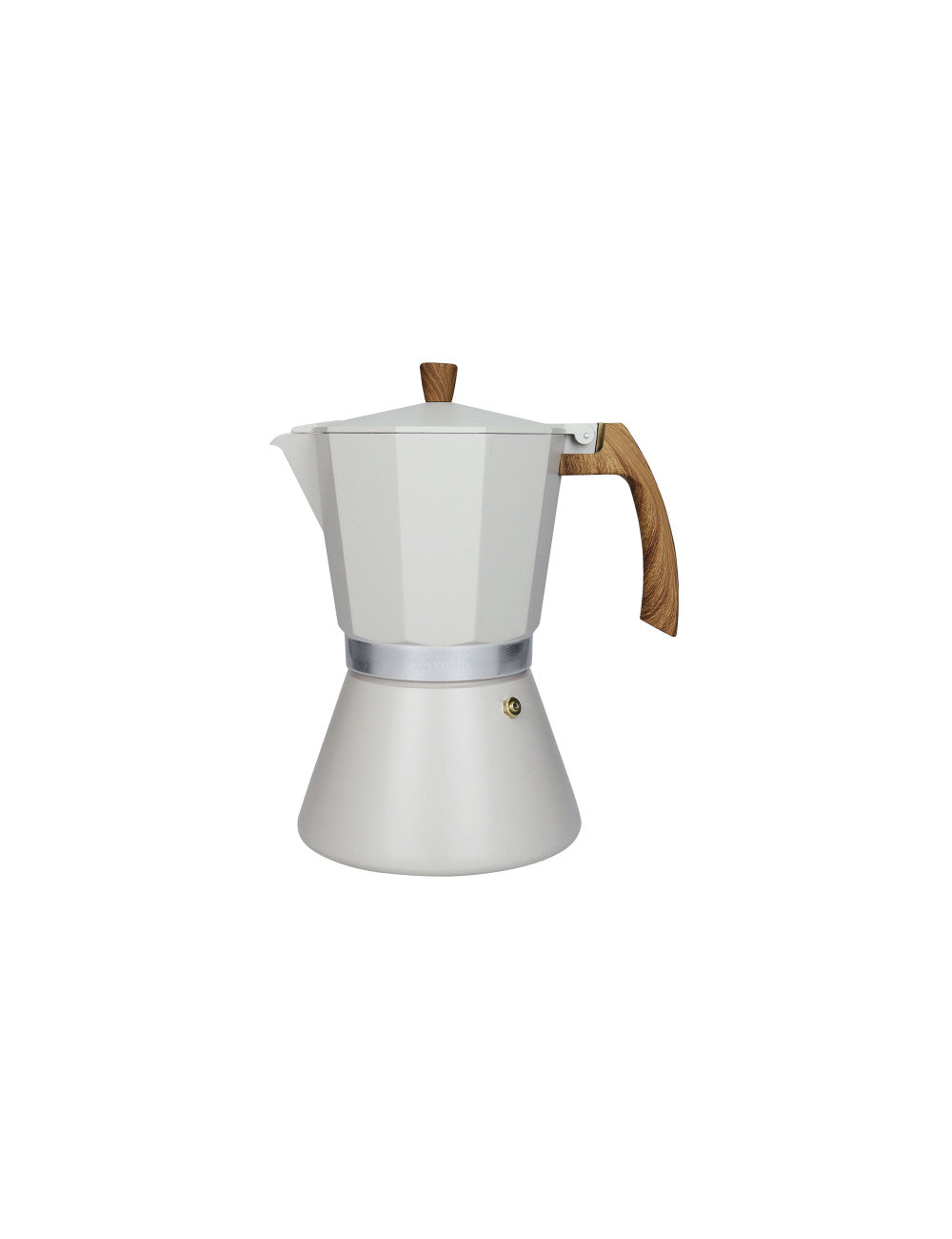 Caffettiera tuttinsieme tortora sei tazze alluminio