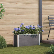 Letto rialzato da giardino Grigio 75 x 30 x 22 cm 42039083