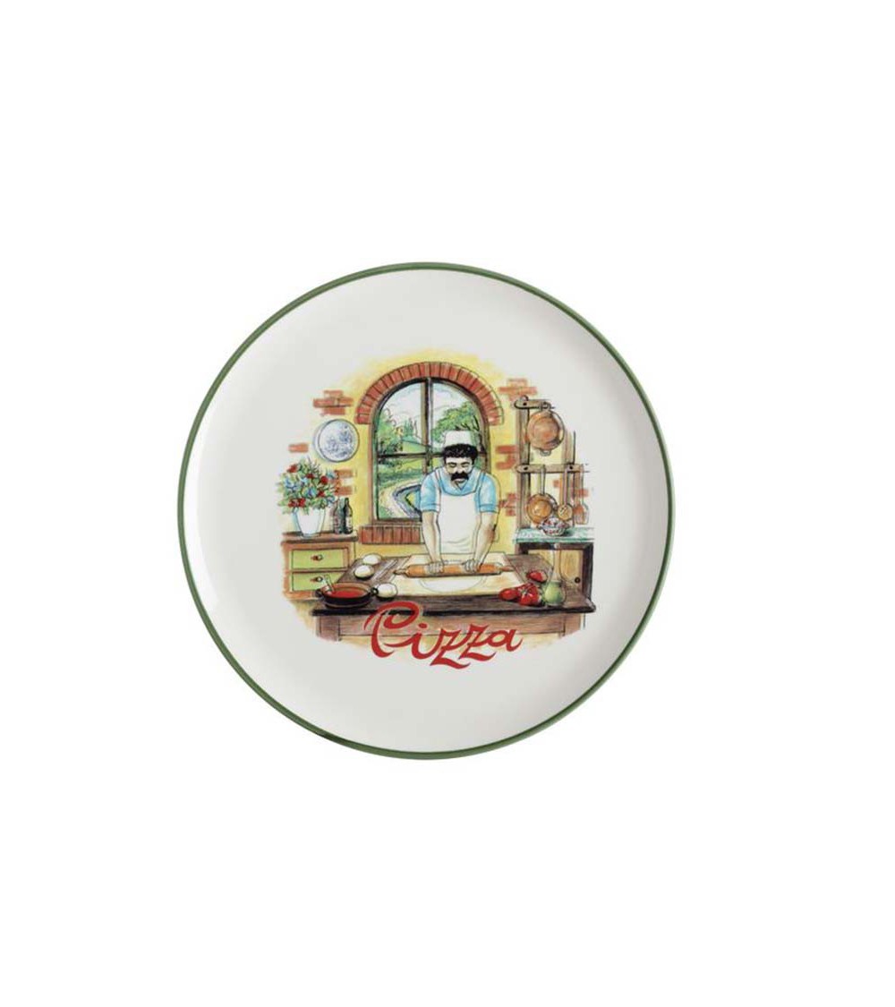 Piatto pizza in ceramica 32 cm napoletana