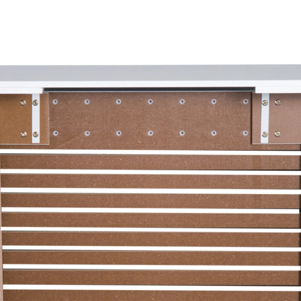 Mobile TV Design Moderno ¨C Zephmum ¨C Bianco 139-208,5x20,5x82,5 cm