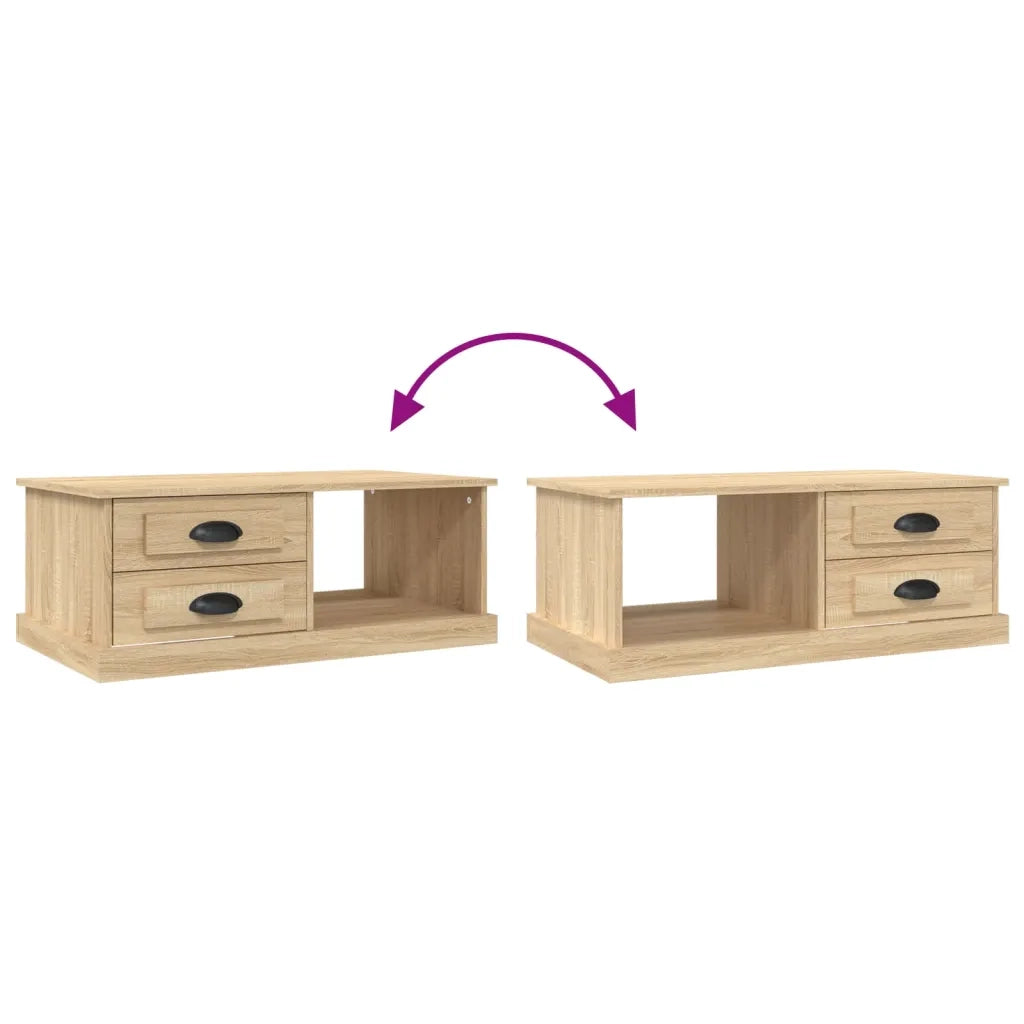 Tavolino da salotto | Tavolino da caff¨¨ | Tavolino da Soggiorno Rovere Sonoma 90x50x35 cm Legno Multistrato