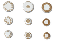 Set 18 pezzi fantasia mista mix match circolari