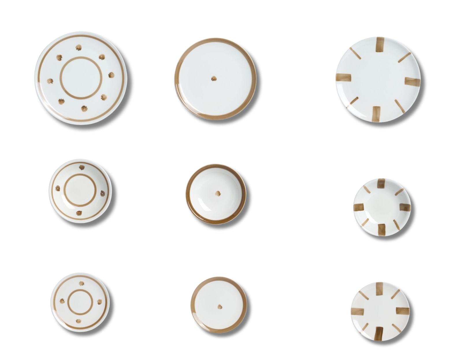 Set 18 pezzi fantasia mista mix match strisce