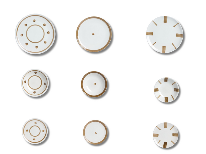 Set 18 pezzi fantasia mista mix match strisce