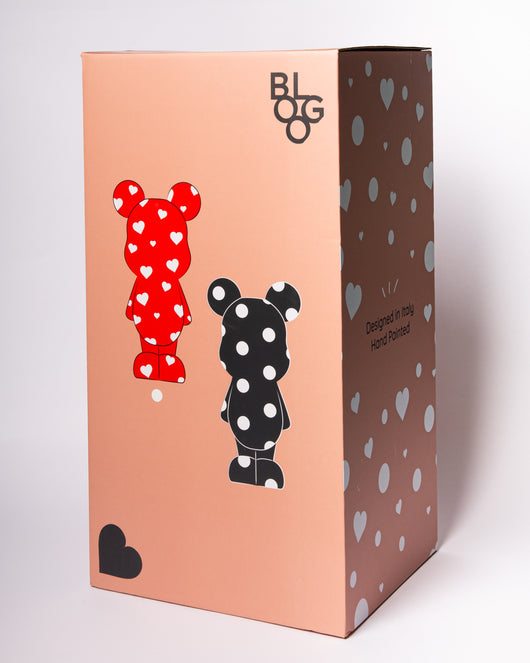 Salvadanaio Teddy black 24 cm