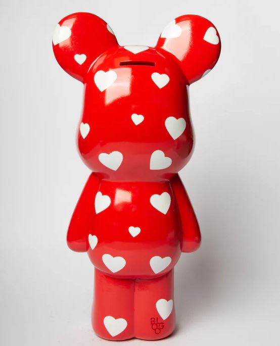 Salvadanaio Teddy Red