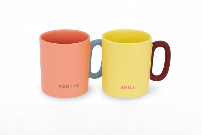 Set due mug smile e positive cc360