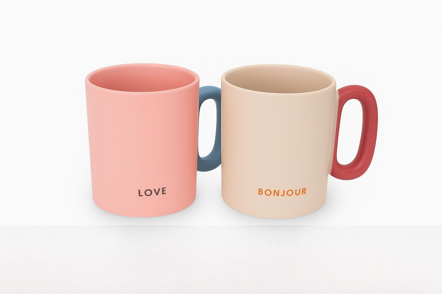 Set due mug love e bonjour cc 360