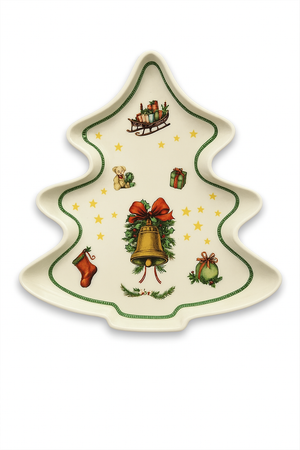 PIATTO ALBERO 28 CM LINEA NATALE