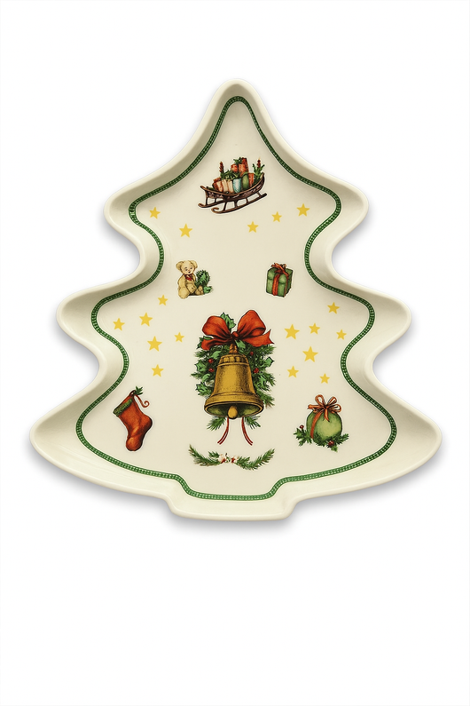 PIATTO ALBERO 28 CM LINEA NATALE