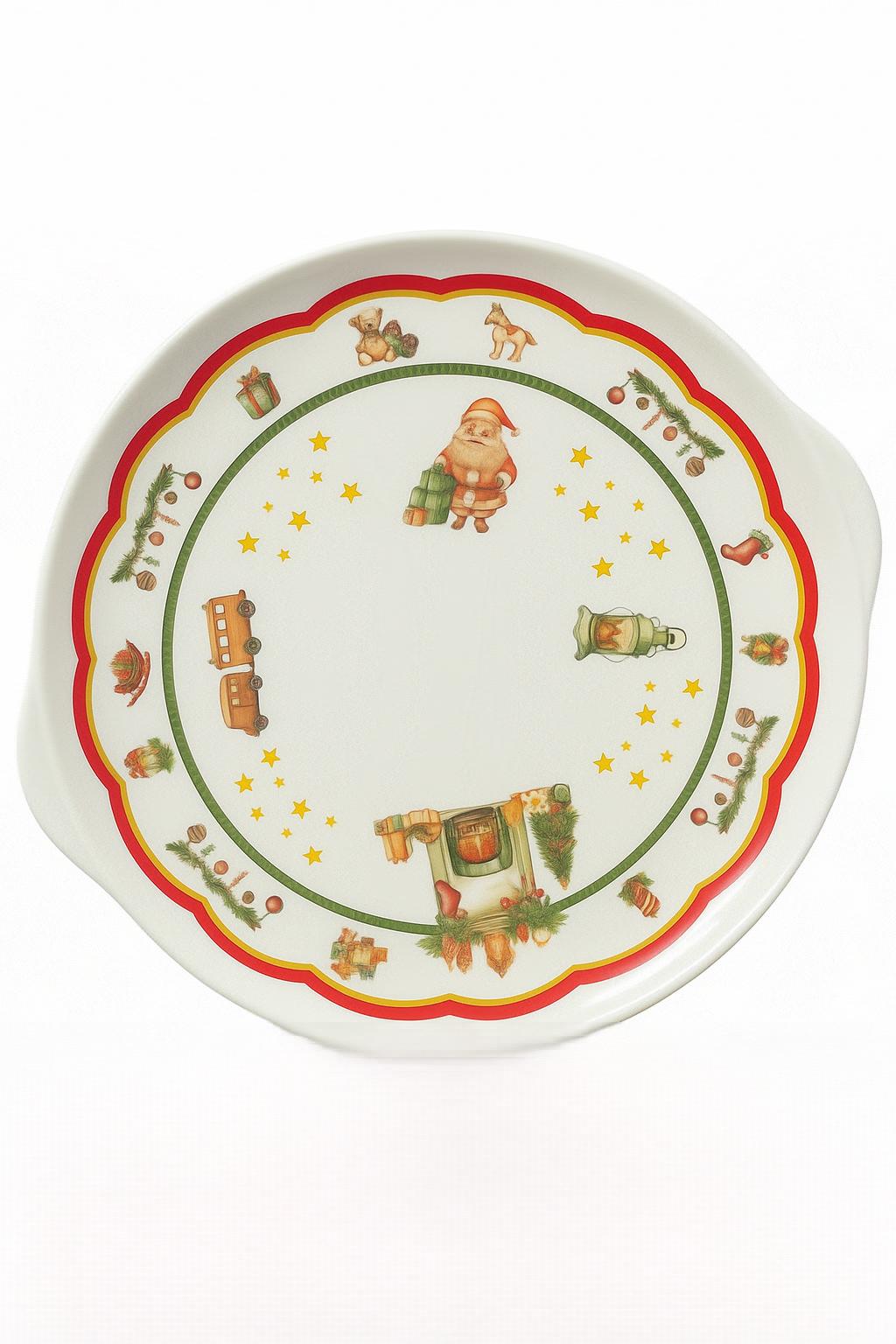 PIATTO PANETTONE 32 CM LINEA NATALE