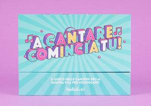 A cantare comincia tu - Carte da gioco