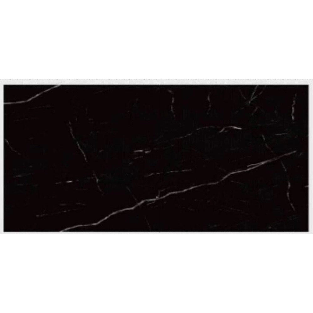 Trade Shop - Pannello Adesivo Effetto Marmo Nero Pareti Paraschizzi 300 X 60 Cm Stanza Cucina -