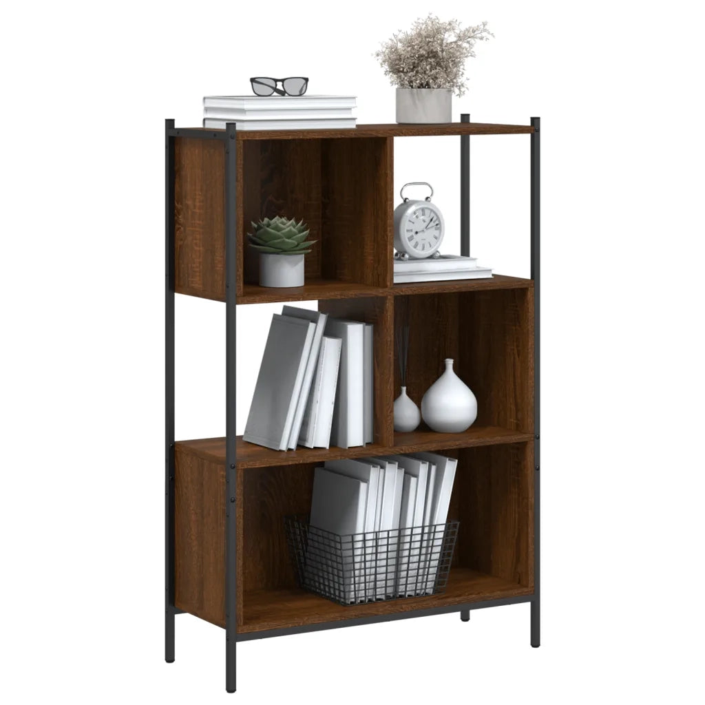 Libreria Rovere Marrone 72x28x109 cm in Legno Multistrato 838887