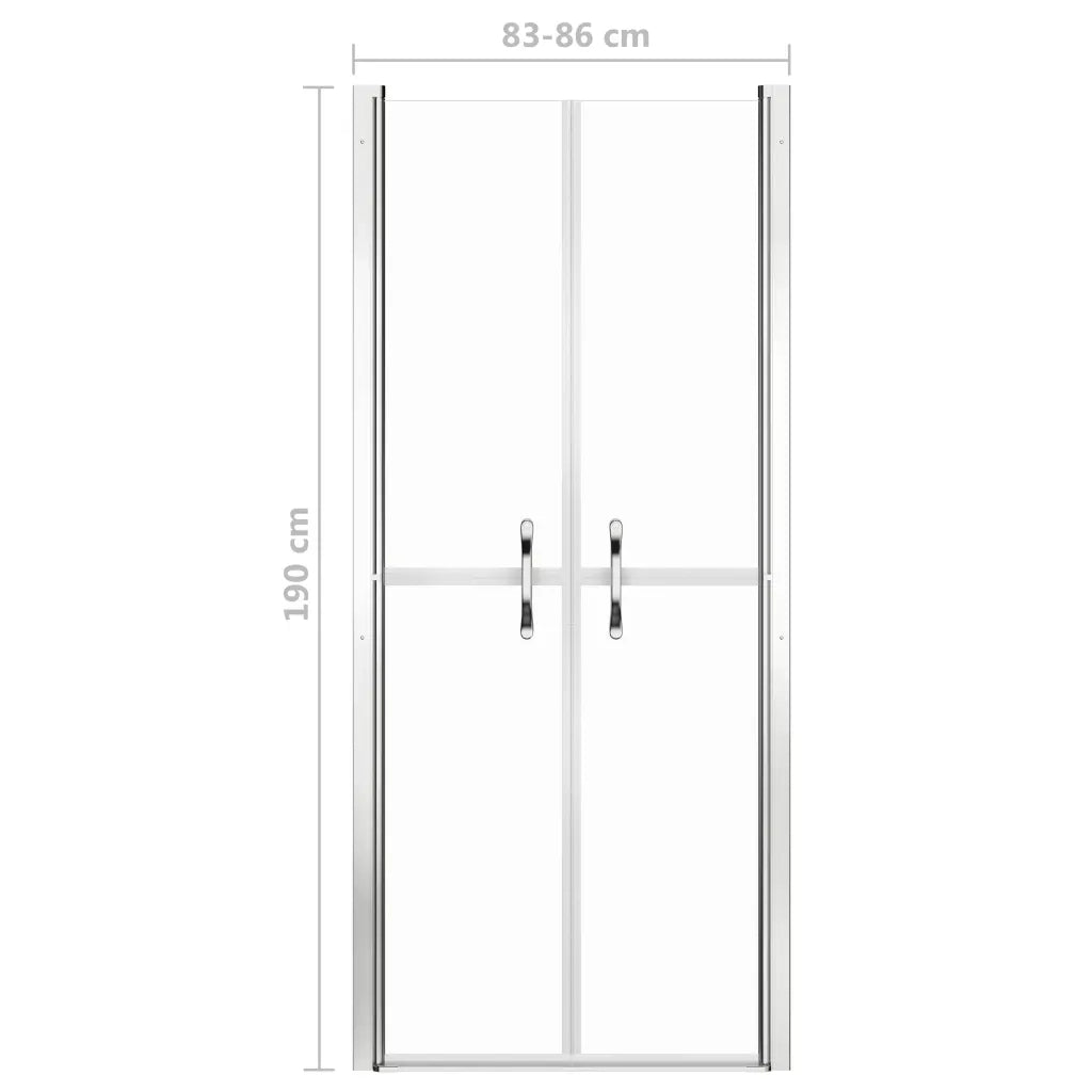 Porta per Doccia in ESG Trasparente 86x190 cm CFW8373779