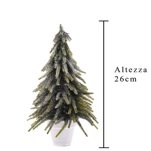 Abete 26Cm  Green With Silver