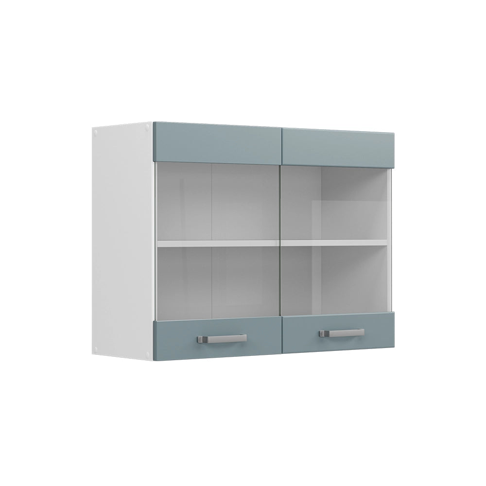 Vicco Frontale cucina Grigio-blu 79.2 x 59 cm frontale del mobile per pensile con vetro