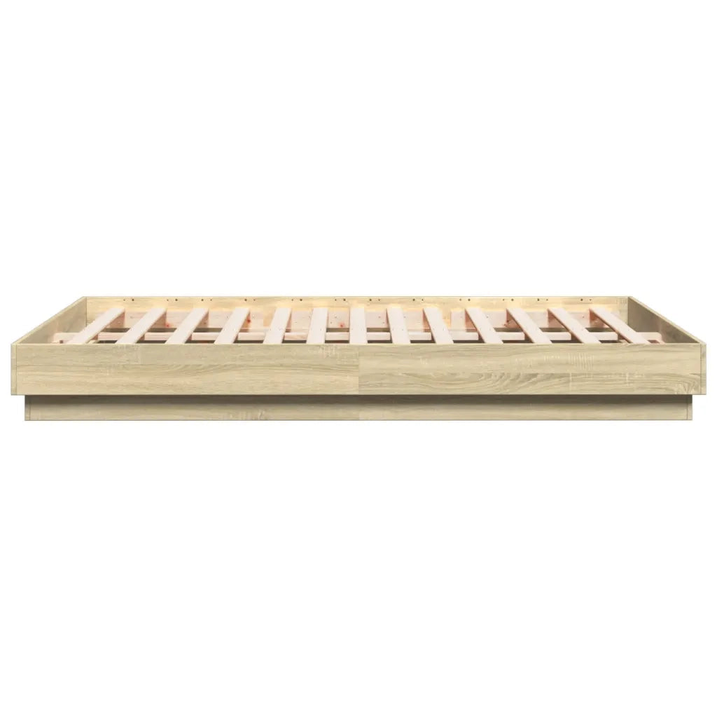 Giroletto-Struttura Letto Rovere Sonoma 120x200 cm in Legno Multistrato 501602