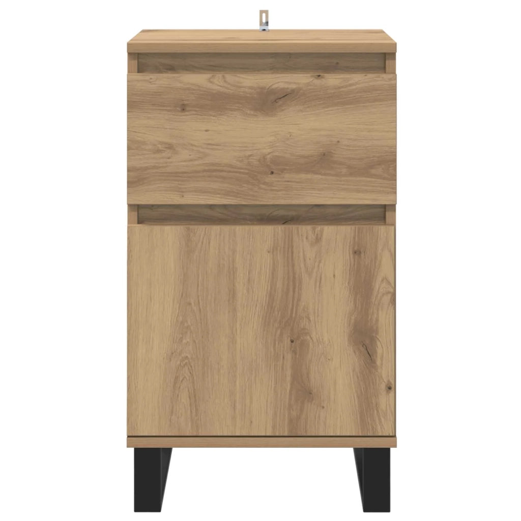Credenza | Madia | Buffet da pranzo | Armadio da pranzo rovere artigianale 35 x 40 x 70 cm Legno multistrato