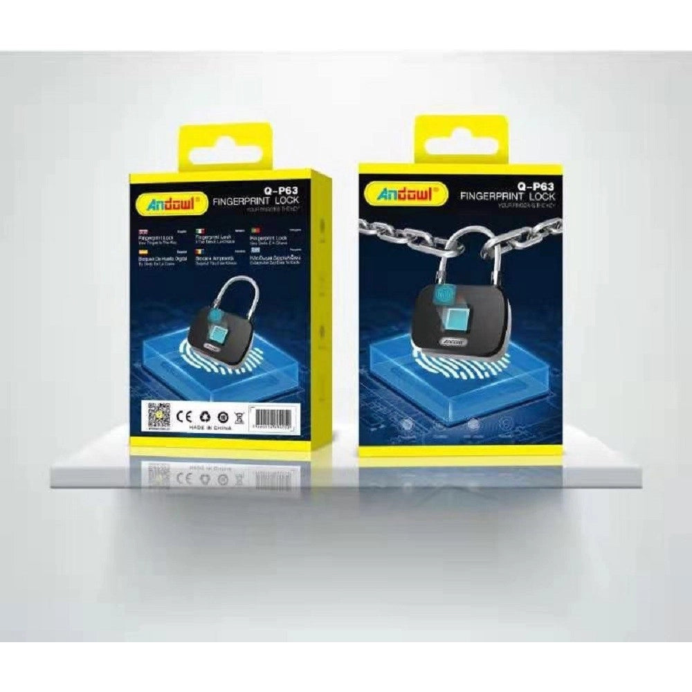 Trade Shop - Lucchetto Serratura Smart Impronta Digitale Telecomando Senza Chiave App Q-p63 -