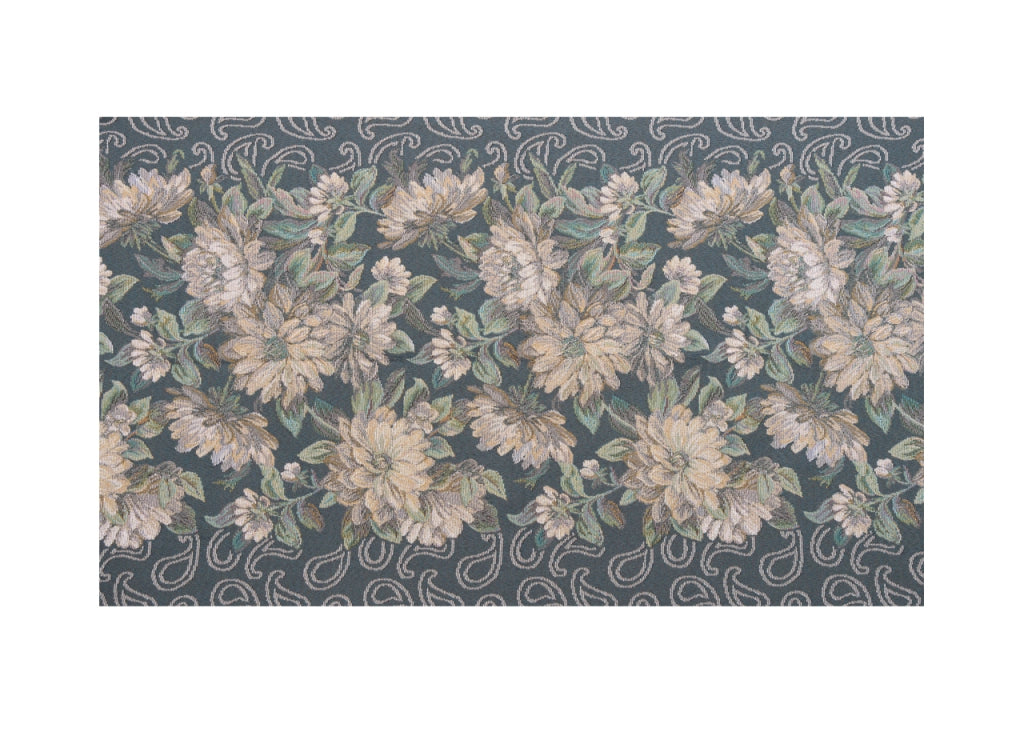 Tappeto Passatoia In Tessuto Jacquard Linea Emozioni Disegno Dalia Beige - 57x115 - Beige