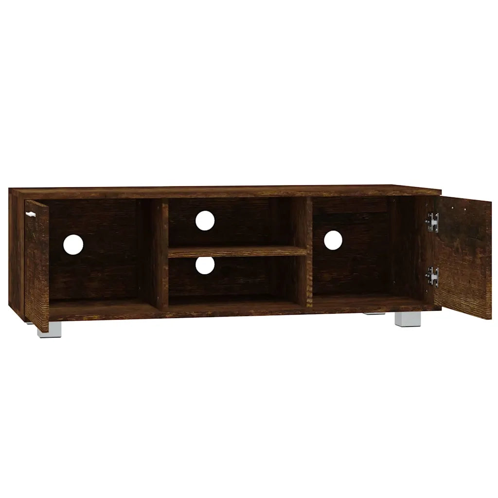 Mobile TV Rovere Fumo 120x40,5x35 cm in Legno Multistrato cod mxl 16040