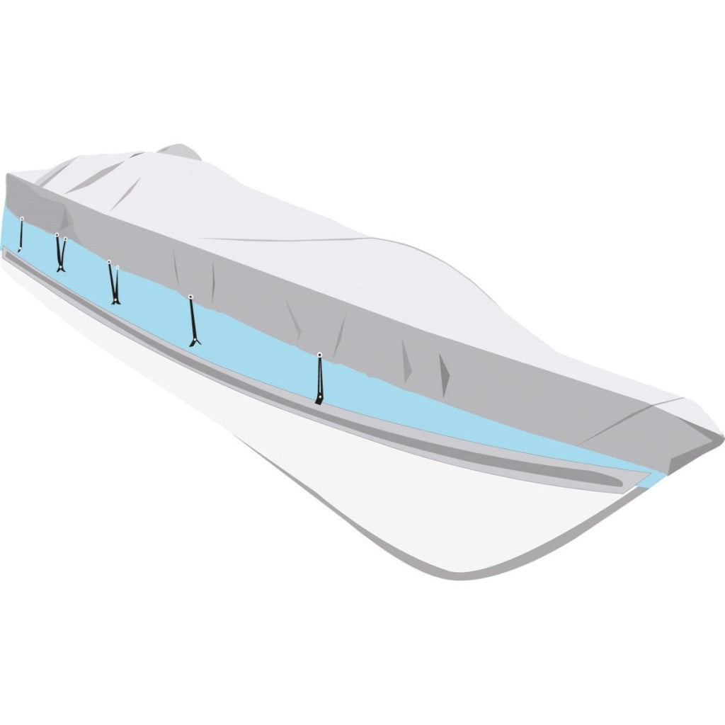 Copribarca Covy Rib cm 600/630 600D Completo di apertura per un eventuale Roll bar