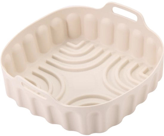 Gomme di silicio - Pad per forno aeree Friteuse non-stick Rivestimento per pentola Lame per cucina - Beige