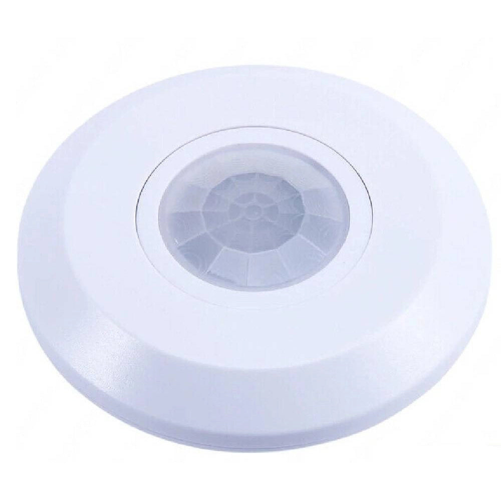 Trade Shop - Sensore Di Movimento A Infrarossi 360° Per Lampadine 800watt Ip20 Bianco Yca1050 -