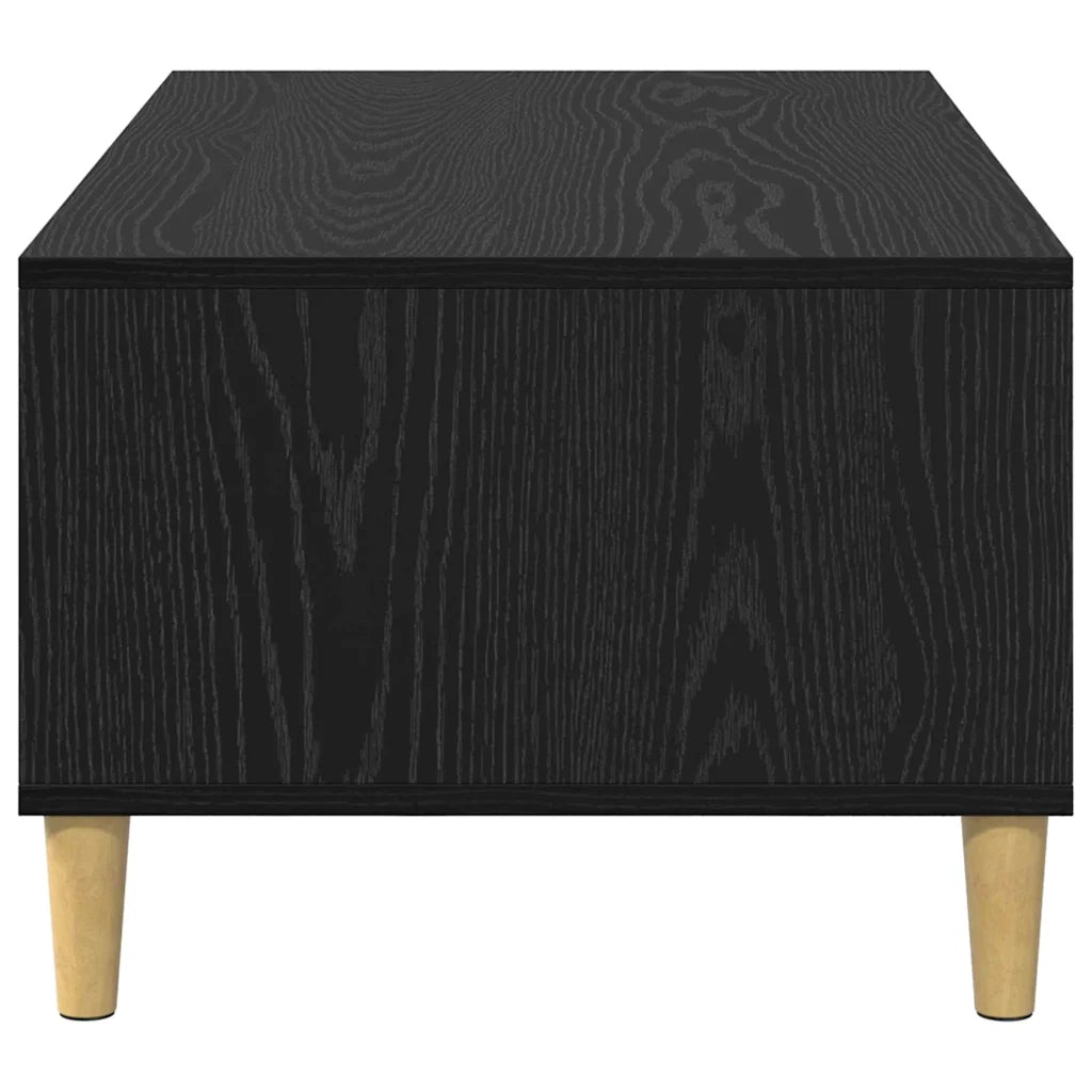 Tavolino da salotto | Tavolino da caff¨¨ | Tavolino da Soggiorno con cassetto Rovere Nero 90 x 50 x 26.5 cm