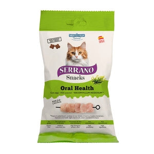 SERRANO SNACK GATTO 50G IGIENE ORALE POLLO- SERRANO- 12,0 pz