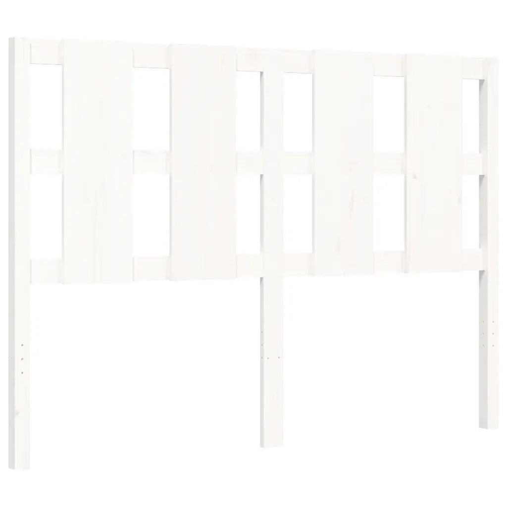 Giroletto senza Materasso-Struttura Letto Bianco 120x200 cm Legno Massello Pino 840345