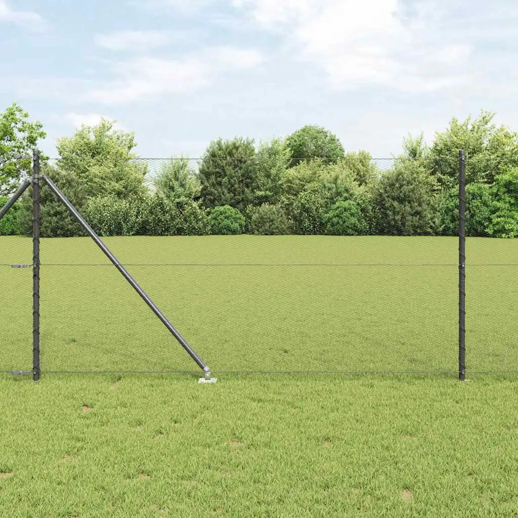 Palo della recinzione Grigio 50 x 1 m (rete da 13 mm)