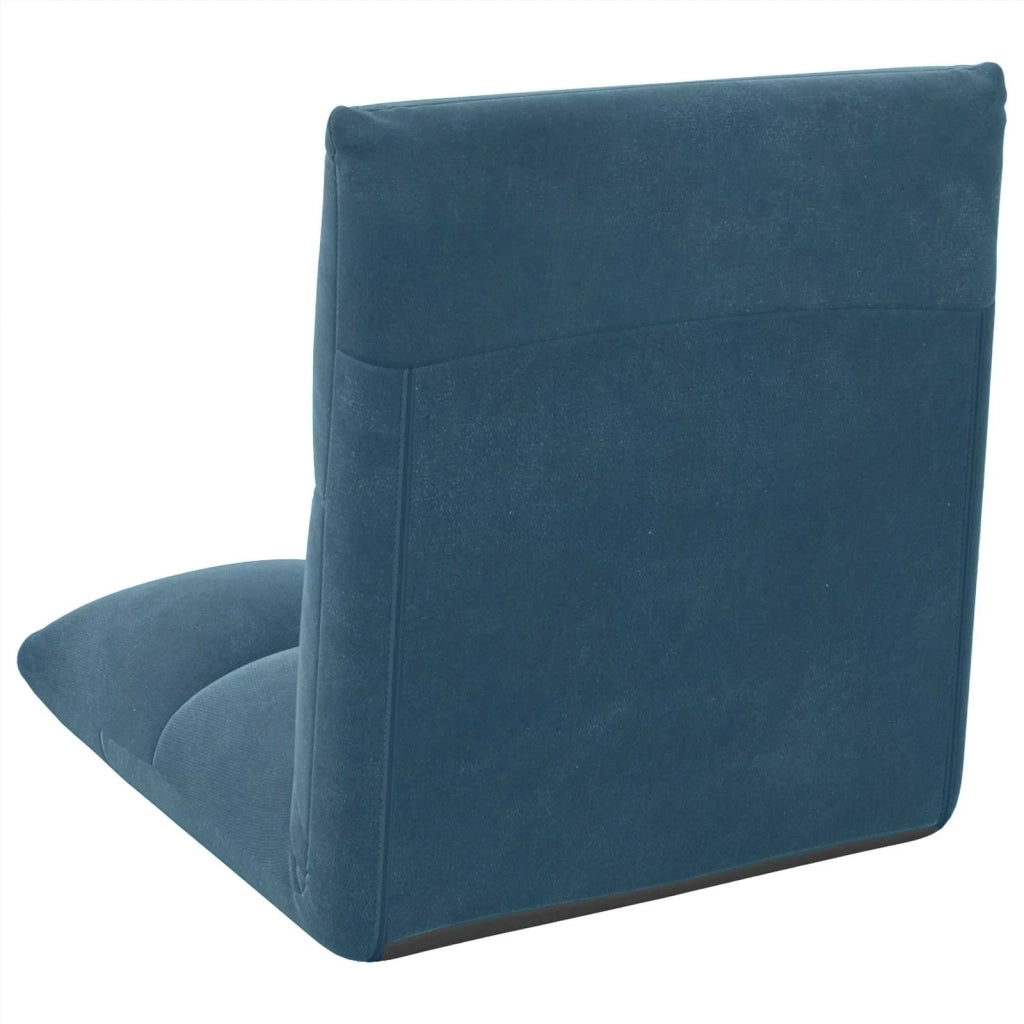 Sedia da Pavimento Blu 50 x 61 x 57 cm Velluto 42028157