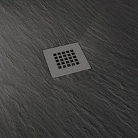 Piatto Doccia in Pietra 80x120 cm Pedrinelli Ardesia Stone Side Grigio Scuro