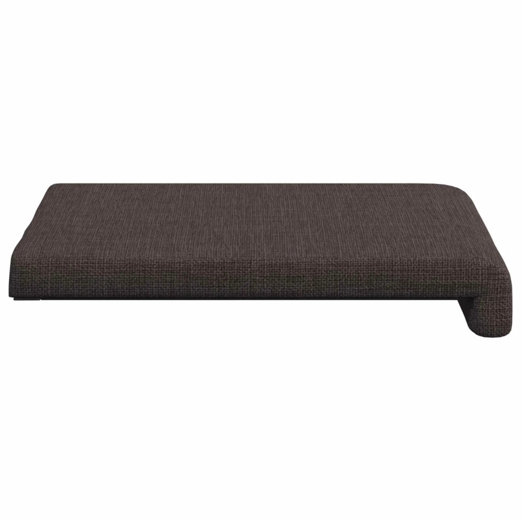 Cuscino per panchina 2 pcs Tessuto Marrone Scuro 42043012