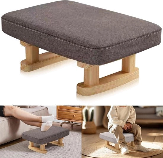 Piedi alti premium in grigio per esterno e camera da letto con tappetino rimovibile