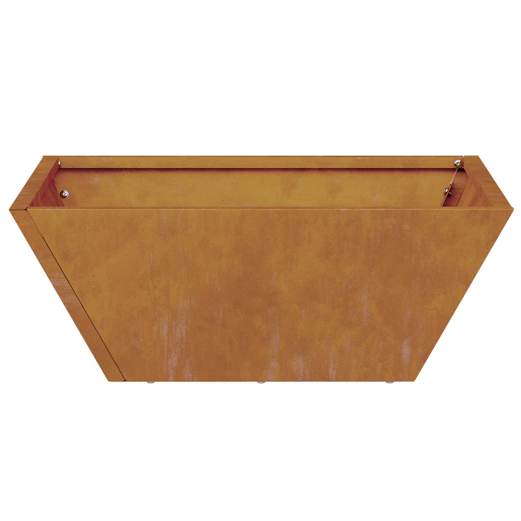Fioriera in Metallo Acciaio resistente 40 x 40 x 15 cm