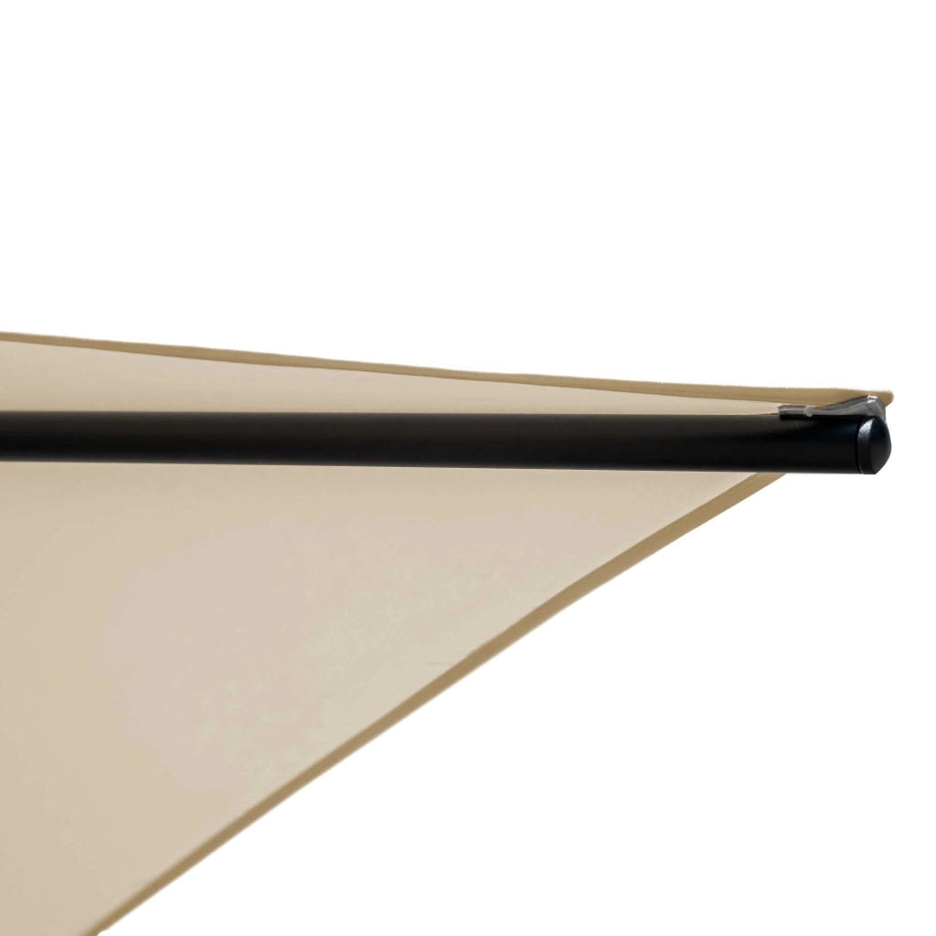 Ombrellone da Giardino 2x2 m in Alluminio William Bianco