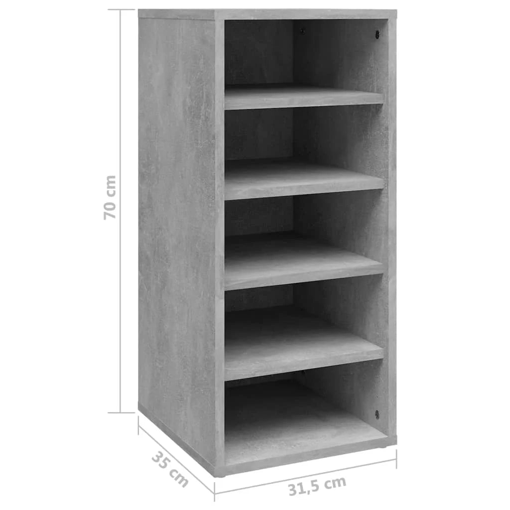 Scarpiere contenitori per scarpe mobili per ingresso corridoio soggiorno set da 2 legno ingegnerizzato grigio 02_0022132
