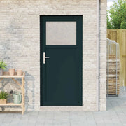 Porta d'ingresso laterale Antracite 88 x 198 cm PVC
