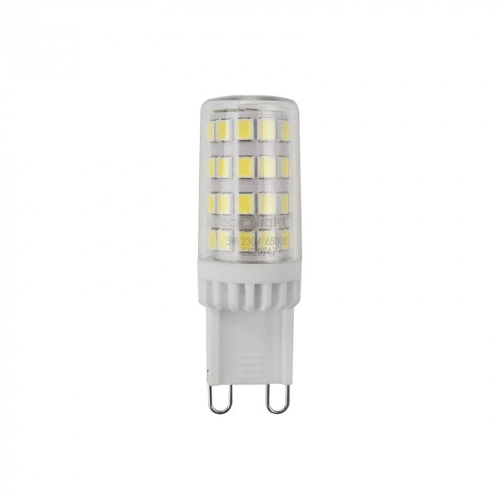 Lampadina LED G9 5W 480lm 6500K anti-sfarfallio Ecolight